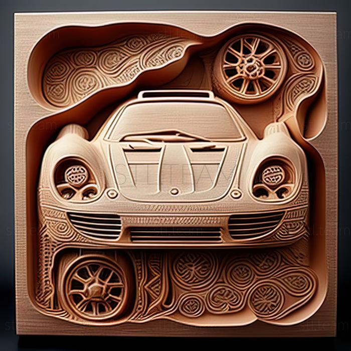 3D model Porsche 910 (STL)